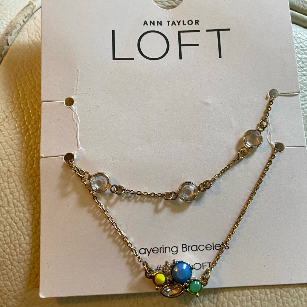 Loft layering bracelets set of 2. New